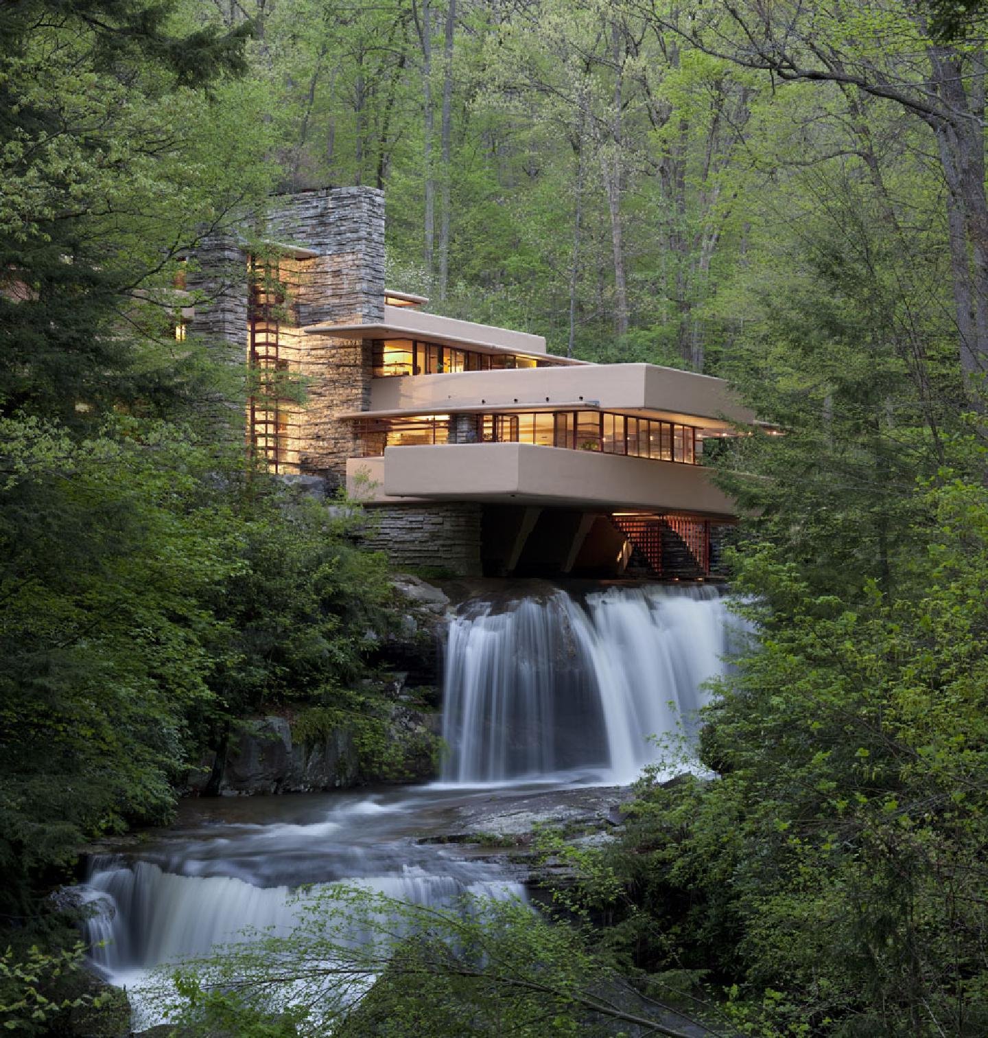 Fallingwater - Pennsylvania (Architectural Design Evolution).