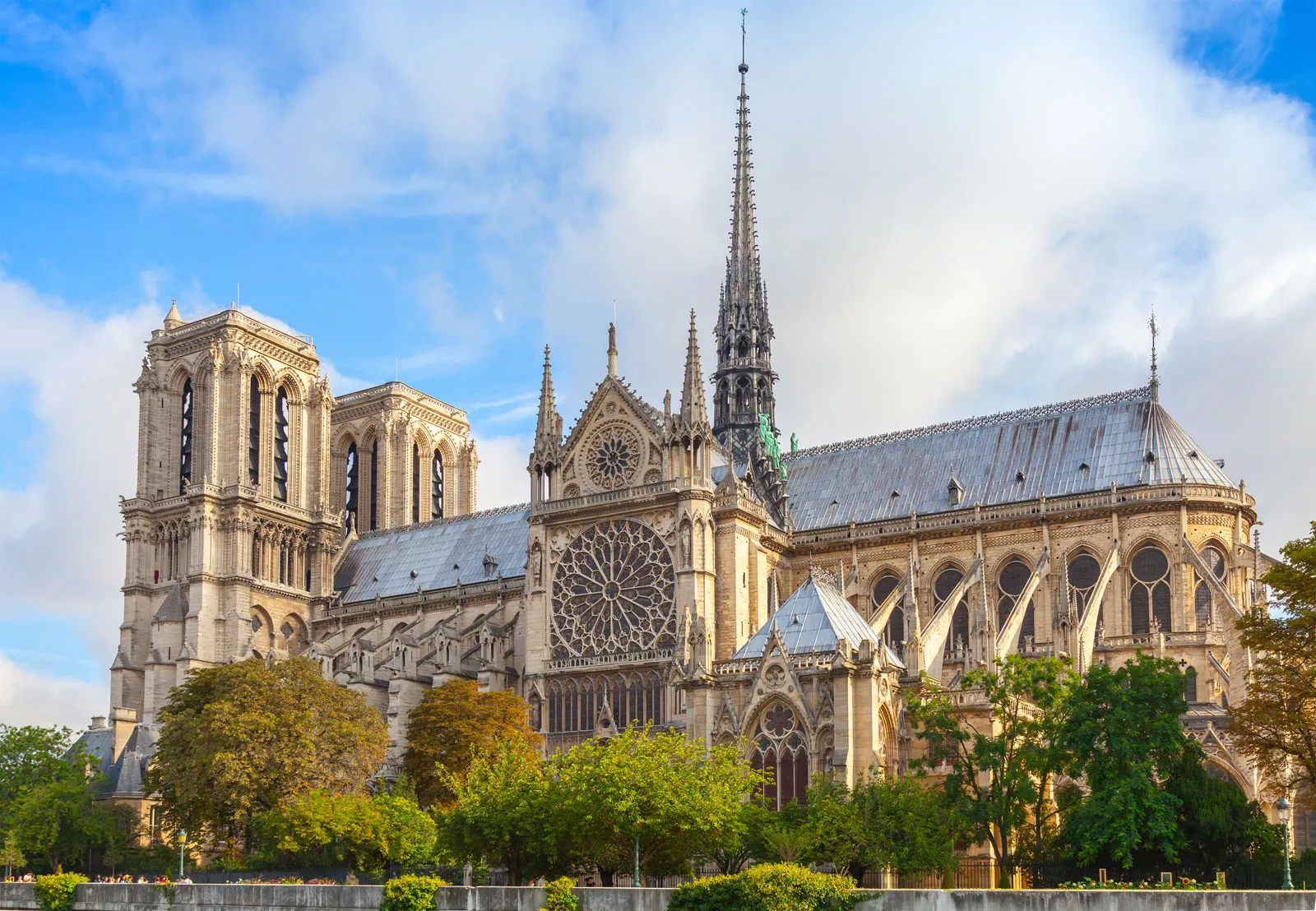 Notre-Dance Cathedral - Paris, France (Architectural Design Evolution).